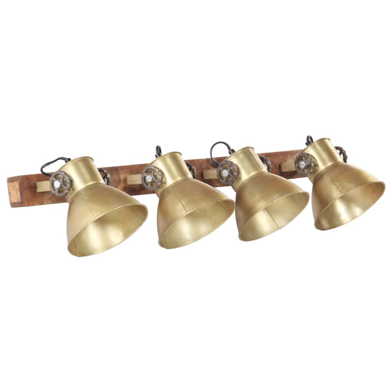 Load image into Gallery viewer, Vidaxl wandlamp industrieel e27 90x25 cm messingkleurig
