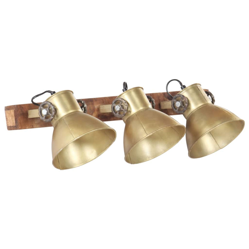 Load image into Gallery viewer, Vidaxl wandlamp industrieel e27 65x25 cm messingkleurig
