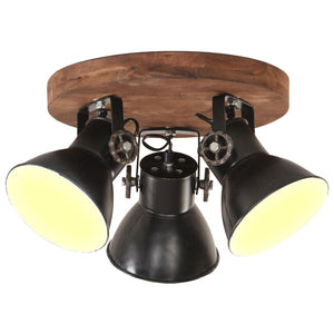 Vidaxl plafondlamp industrieel 25 w e27 42x27 cm zwart
