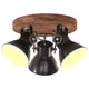 Vidaxl plafondlamp industrieel 25 w e27 42x27 cm zwart