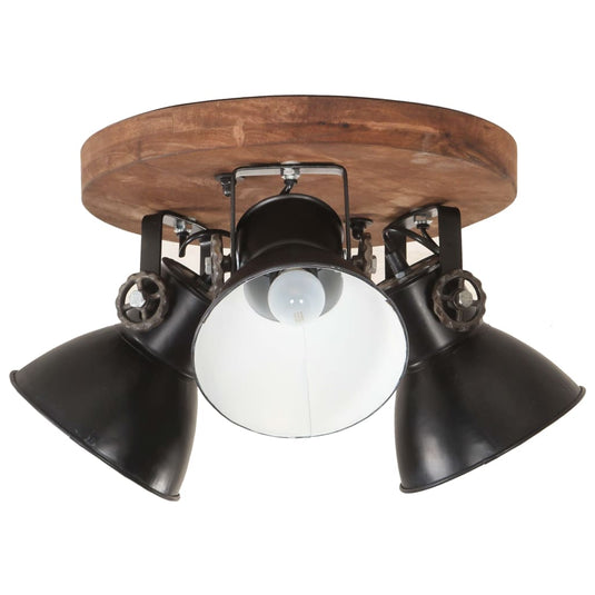 Vidaxl plafondlamp industrieel 25 w e27 42x27 cm zwart
