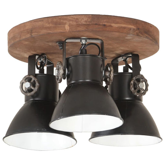Vidaxl plafondlamp industrieel 25 w e27 42x27 cm zwart