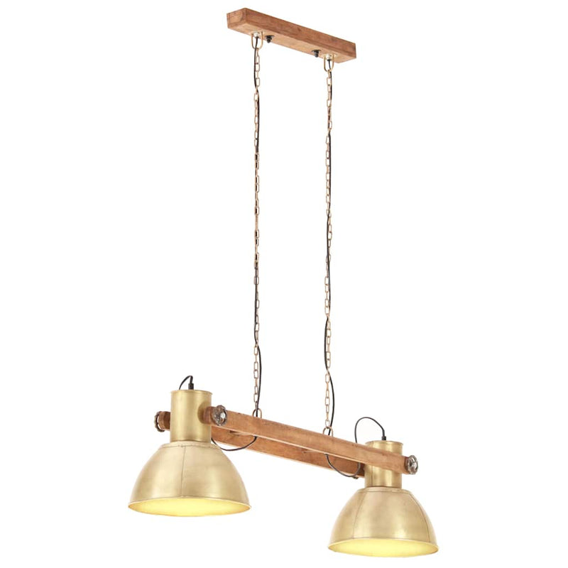 Load image into Gallery viewer, Vidaxl hanglamp industrieel 25 w e27 109 cm messingkleurig
