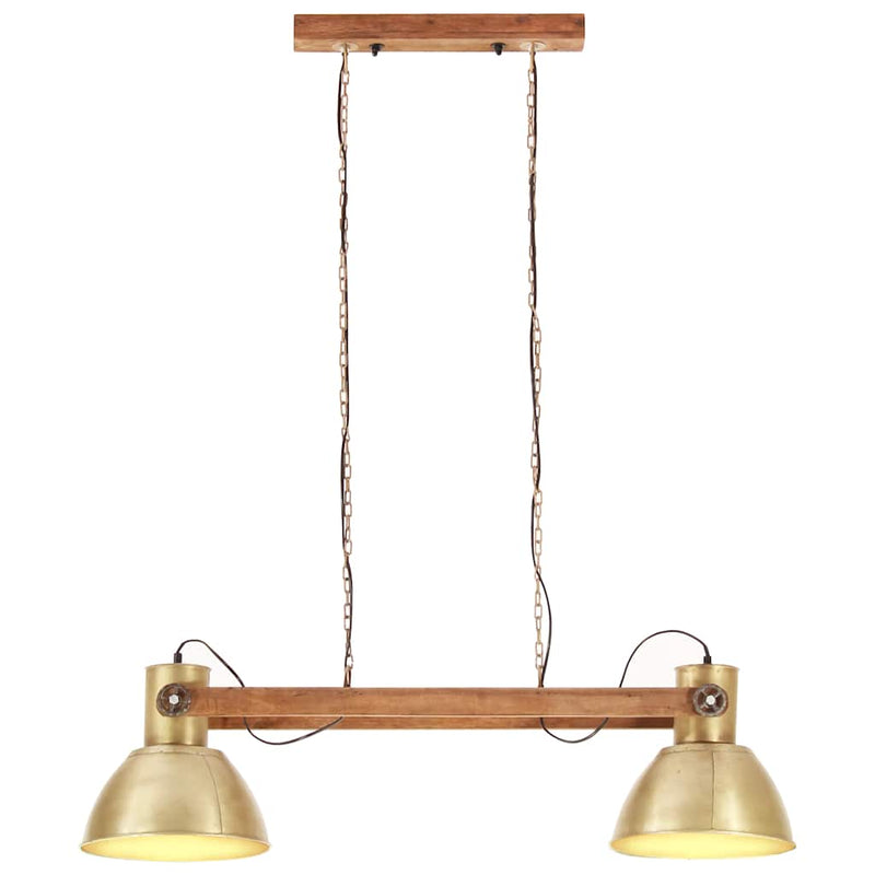 Load image into Gallery viewer, Vidaxl hanglamp industrieel 25 w e27 109 cm messingkleurig

