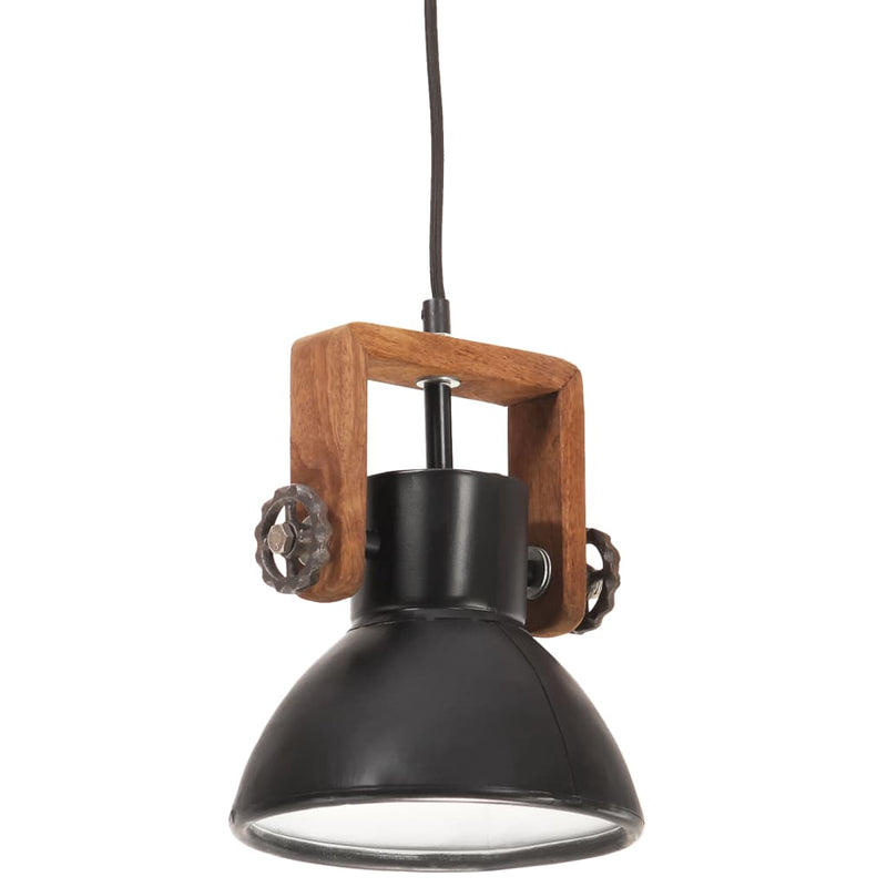 Load image into Gallery viewer, Vidaxl hanglamp industrieel rond 25 w e27 19 cm zwart
