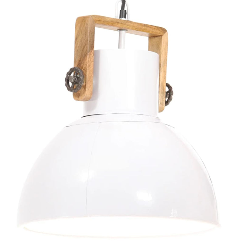 Load image into Gallery viewer, Vidaxl hanglamp industrieel rond 25 w e27 40 cm wit
