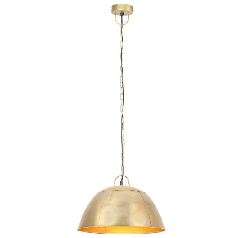 Load image into Gallery viewer, Vidaxl hanglamp industrieel vintage rond 25 w e27 41 cm messingkleurig
