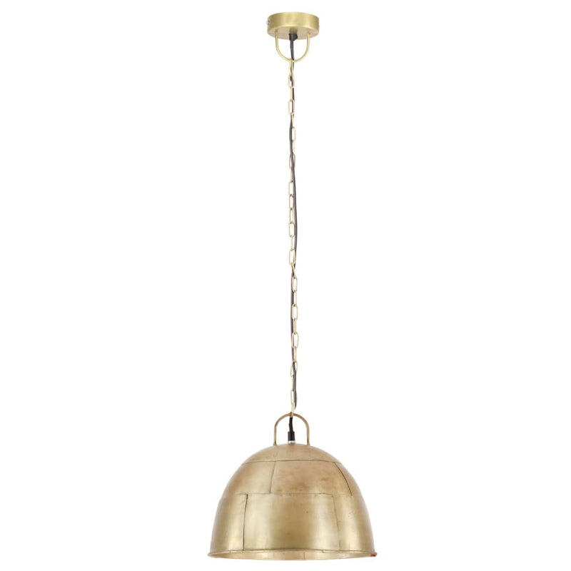 Load image into Gallery viewer, Vidaxl hanglamp industrieel vintage rond 25 w e27 31 cm messingkleurig
