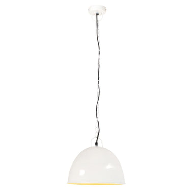 Vidaxl hanglamp industrieel vintage rond 25 w e27 31 cm wit