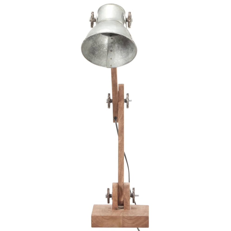 Load image into Gallery viewer, Vidaxl bureaulamp industrieel rond e27 58x18x90 cm zilverkleurig
