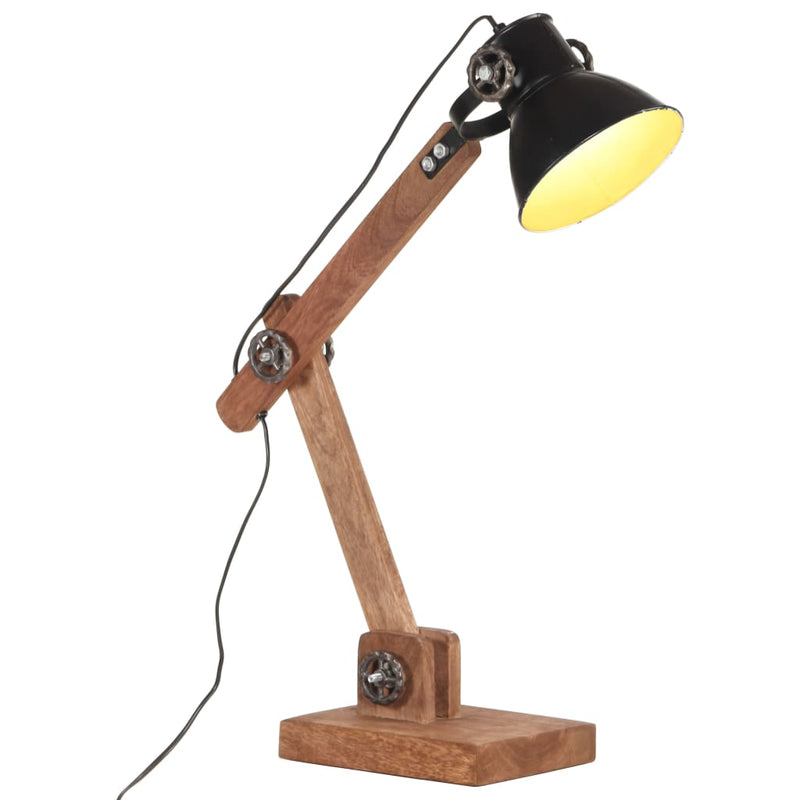 Load image into Gallery viewer, VidaXL Bureaulamp industrieel rond E27 58x18x90 cm zwart
