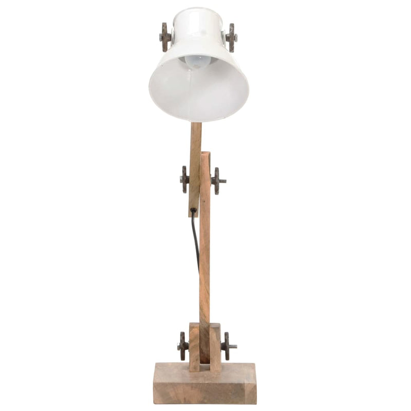 Load image into Gallery viewer, Vidaxl bureaulamp industrieel rond e27 58x18x90 cm wit
