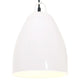 Vidaxl hanglamp industrieel rond 25 w e27 32 cm wit