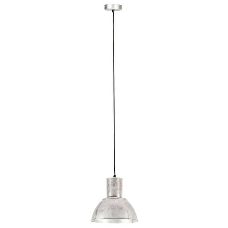 Load image into Gallery viewer, Vidaxl hanglamp rond 25 w e27 28,5 cm zilverkleurig
