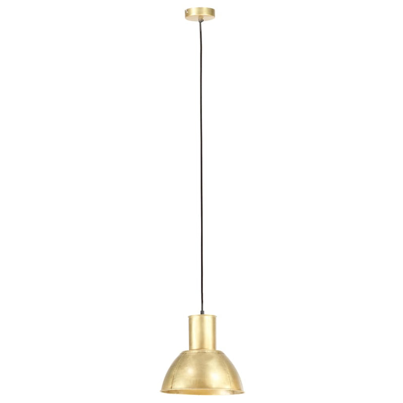 Load image into Gallery viewer, Vidaxl hanglamp rond 25 w e27 28,5 cm messingkleurig
