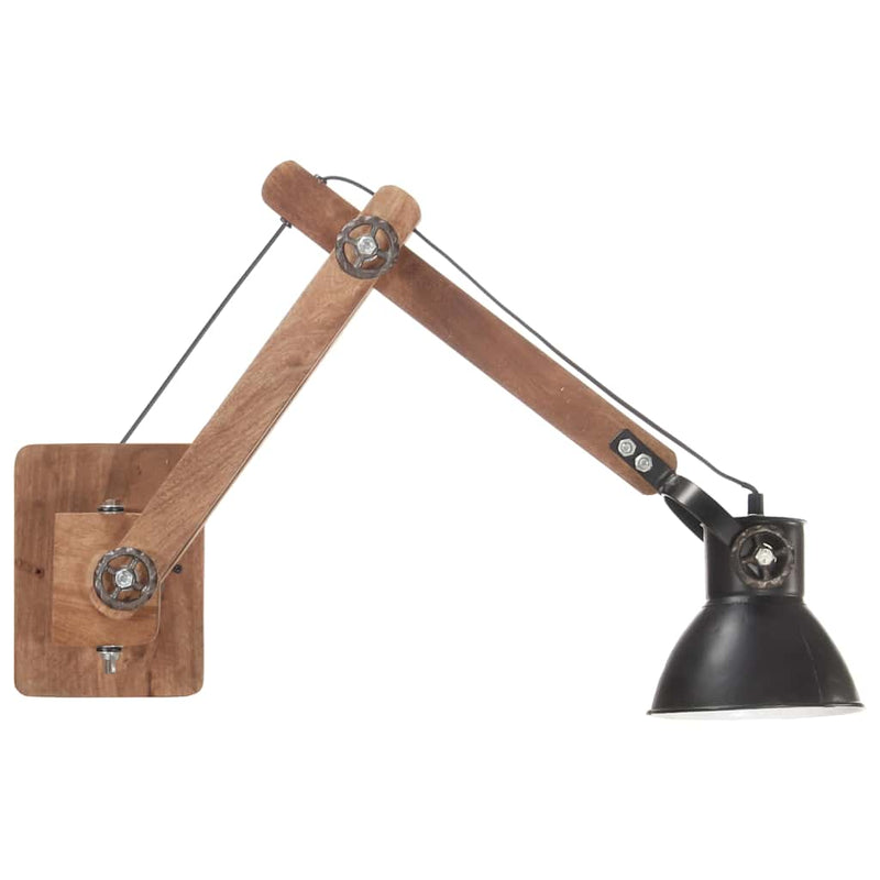 Load image into Gallery viewer, Vidaxl wandlamp industrieel rond e27 zwart
