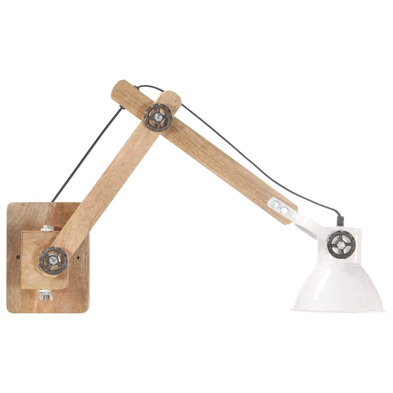 Load image into Gallery viewer, Vidaxl wandlamp industrieel rond e27 wit
