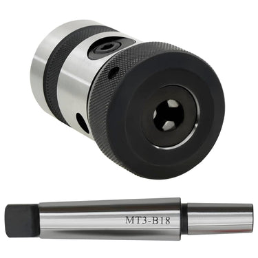 Vidaxl tapboorkop b18 met mt3 schacht voor schroefdraad m3-m16