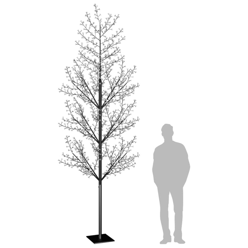Load image into Gallery viewer, Vidaxl kerstboom 1200 led's blauw licht kersenbloesem 400 cm
