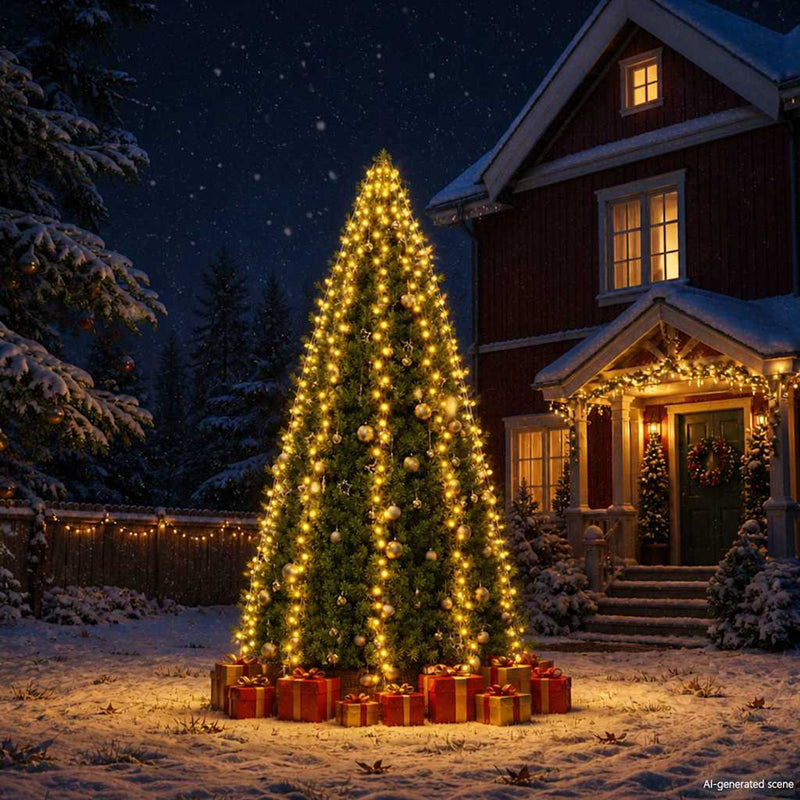 Load image into Gallery viewer, Vidaxl kerstboomverlichting met 300 led's net 300 cm
