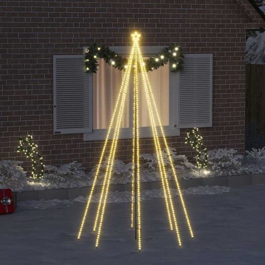 Vidaxl kerstboomverlichting waterval binnen buiten 400 led's 2,5 m