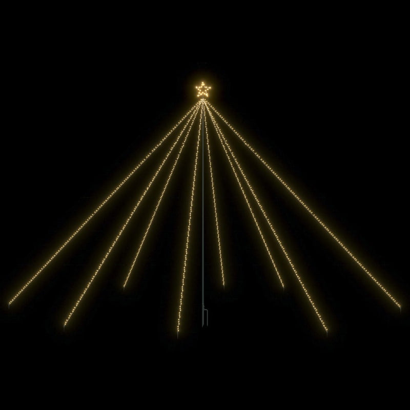 Load image into Gallery viewer, Vidaxl kerstboomverlichting waterval binnen buiten 800 led's 5 m
