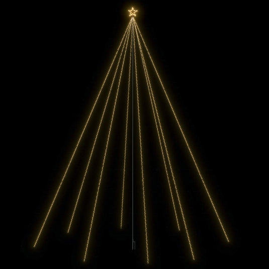 Vidaxl kerstboomverlichting waterval binnen buiten 1300 led's 8 m