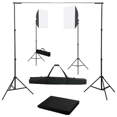 Vidaxl fotostudioset met softboxlampen en achtergrond