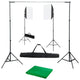 Vidaxl fotostudioset met softboxlampen en achtergrond