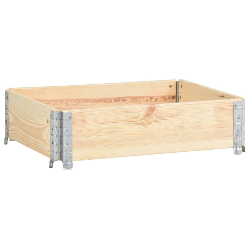 Load image into Gallery viewer, Vidaxl plantenbak verhoogd 60x80 cm massief grenenhout
