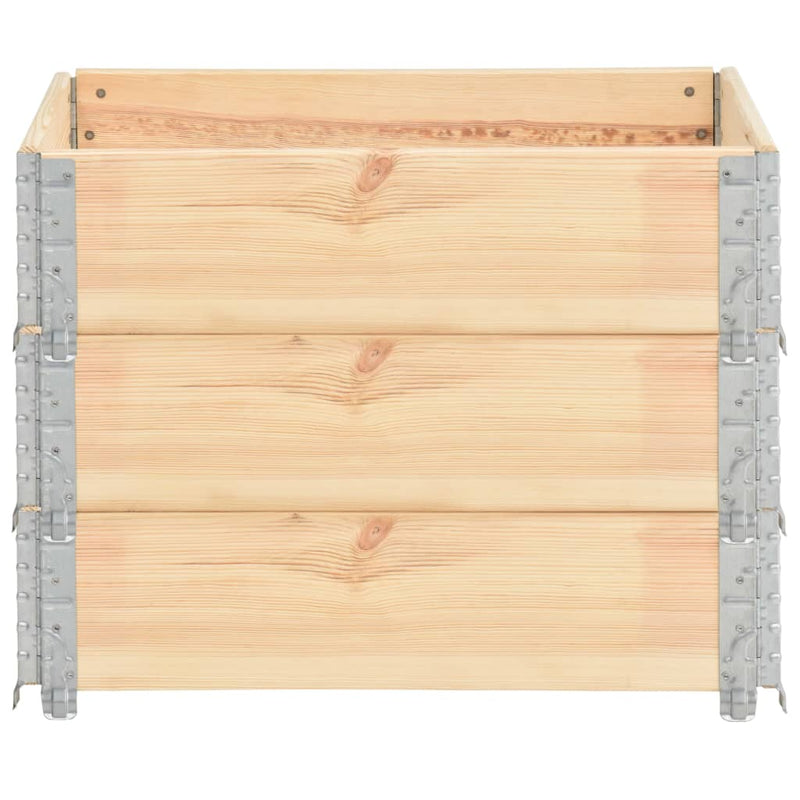 Load image into Gallery viewer, Vidaxl 3 st plantenbakken verhoogd 60x80 cm massief grenenhout
