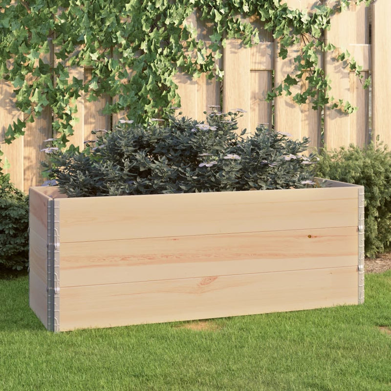 Load image into Gallery viewer, Vidaxl 3 st plantenbakken verhoogd 50x150 cm massief grenenhout
