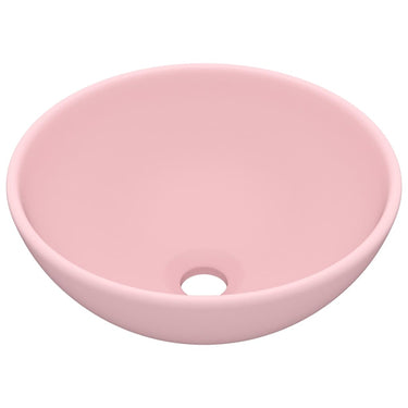 Vidaxl wastafel rond 32,5x14 cm keramiek matroze