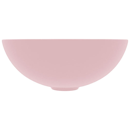 Vidaxl wastafel rond keramiek matroze