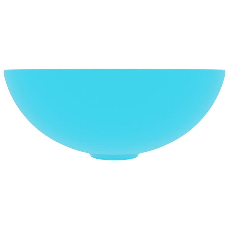 Load image into Gallery viewer, Vidaxl wastafel rond keramiek lichtgroen
