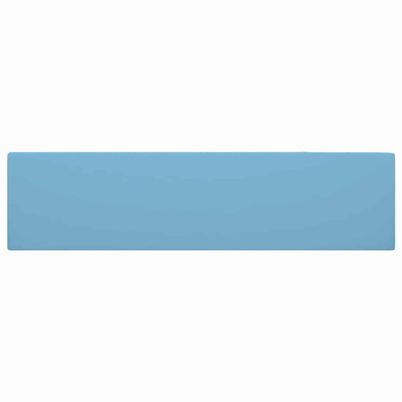 Load image into Gallery viewer, Vidaxl wastafel met overloop keramiek lichtblauw
