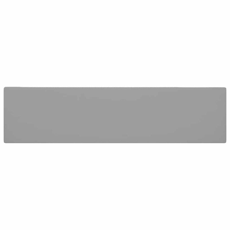 Load image into Gallery viewer, Vidaxl wastafel met overloop keramiek lichtgrijs
