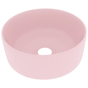 Vidaxl wastafel rond 40x15 cm keramiek matroze