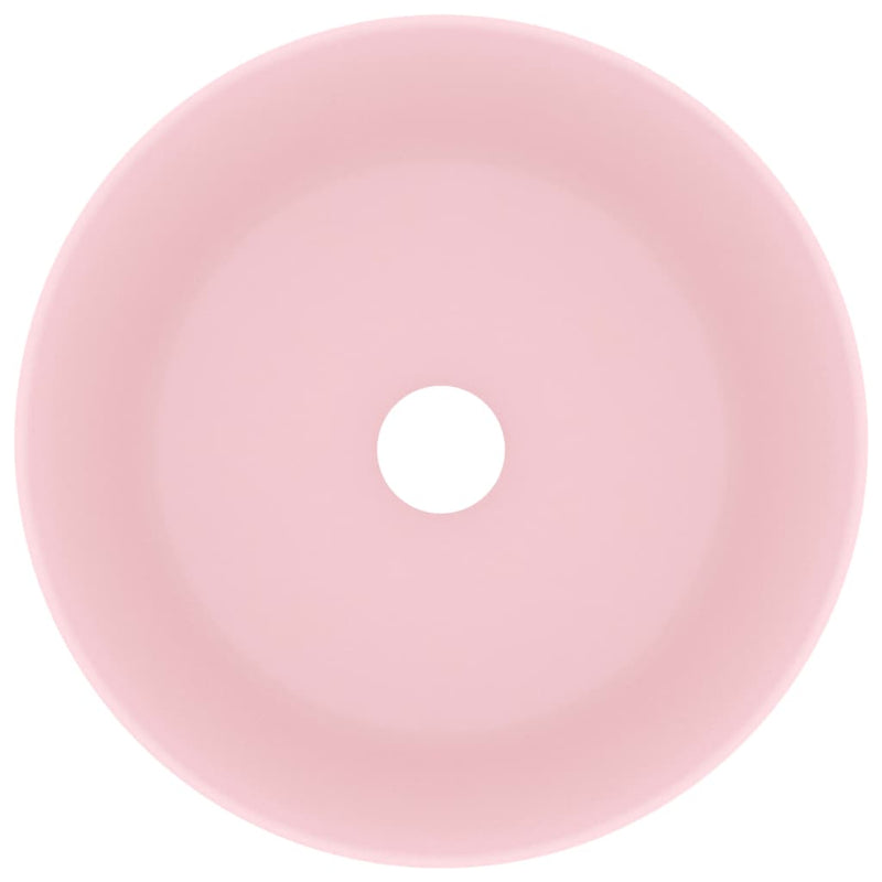 Load image into Gallery viewer, Vidaxl wastafel rond 40x15 cm keramiek matroze
