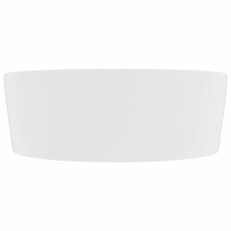 Load image into Gallery viewer, Vidaxl wastafel met overloop 36x13 cm keramiek matwit
