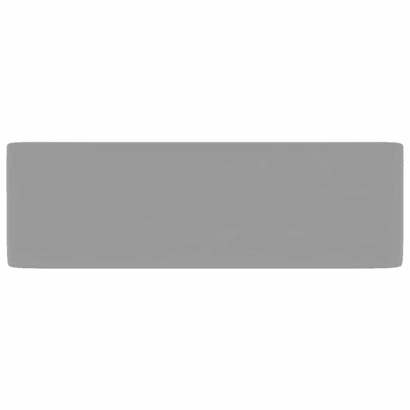 Load image into Gallery viewer, Vidaxl wastafel 41x30x12 cm keramiek mat lichtgrijs
