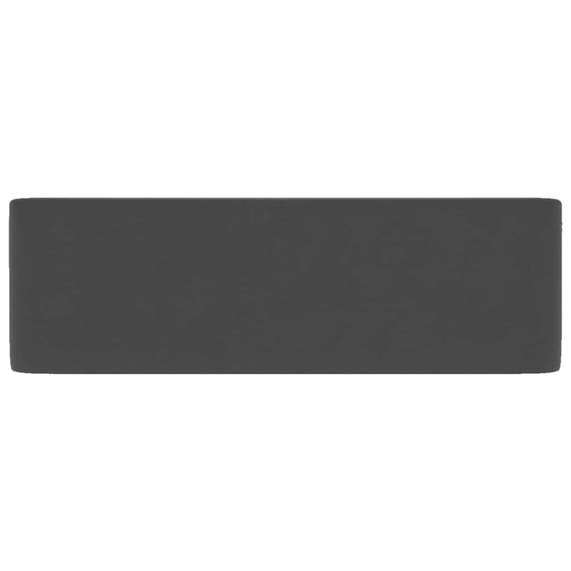 Load image into Gallery viewer, Vidaxl wastafel 41x30x12 cm keramiek mat donkergrijs

