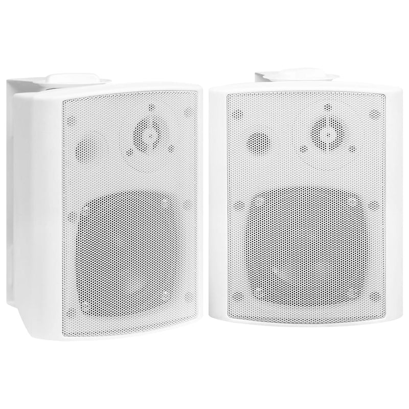 Load image into Gallery viewer, VidaXL Stereoluidsprekers wandgemonteerd 2 st 80 W wit
