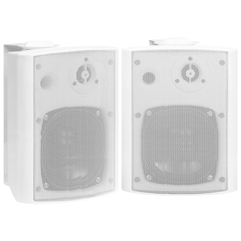 Load image into Gallery viewer, Vidaxl stereoluidsprekers wandgemonteerd 2 st 100 w wit
