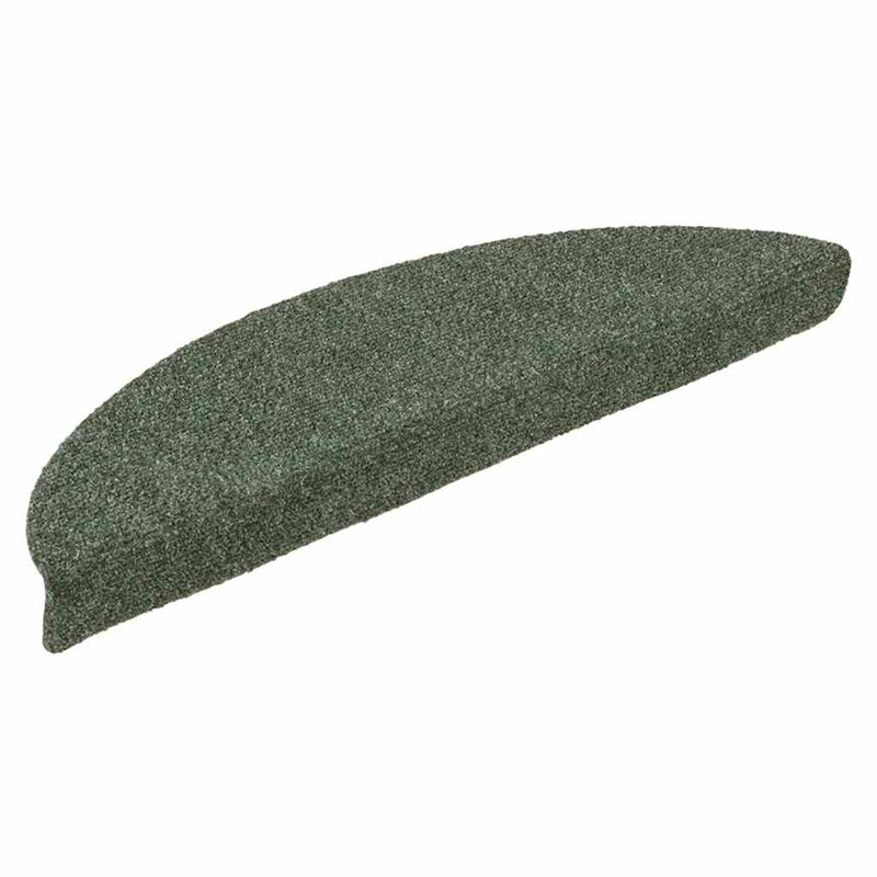 Afbeelding laden in galerijviewer, Vidaxl trapmatten zelfklevend 15 stuks 56x17x3 cm groen halfrond
