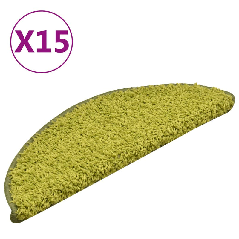 Load image into Gallery viewer, Vidaxl trapmatten 15 st 56x17x3 cm groen
