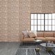 VidaXL 11 st Wandpanelen 3D beige baksteen EPS