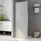 Vidaxl inloopdouchewand mat 80x195 cm esg-glas
