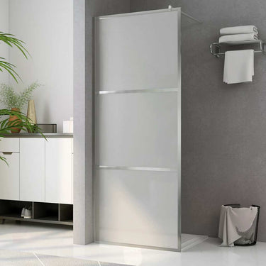 Vidaxl inloopdouchewand mat 90x195 cm esg-glas