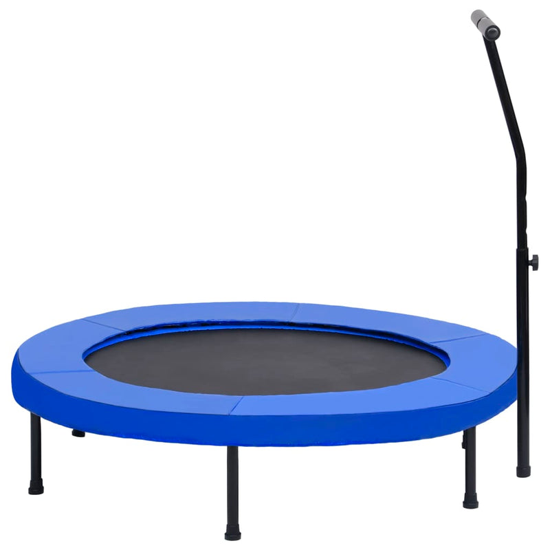 Load image into Gallery viewer, VidaXL Fitnesstrampoline met handgreep en veiligheidsmat 122 cm
